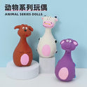 Bite-Resistant Squeaky Latex Dog Toy | Cartoon Chew Toy for Dogs
