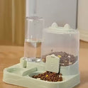 2-in-1 Cat Feeder & Water Dispenser | Automatic Pet Feeding Station