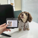 2-Piece Plaid Pet Shirt with Tie for Cats & Small Dogs