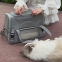 Soft Pet Carrier Bag | Foldable Breathable Cat & Dog Travel Carrier