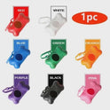 Dog Poop Bag Dispenser – Durable Polypropylene Holder with Pull Strap + 2 Rolls