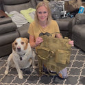 Tactical Dog Harness with Pockets – Adjustable No-Pull Vest