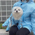Waterproof Full Coverage Dog Raincoat with Boots & Reflective Strips
