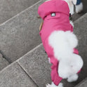 Dog Raincoat – Waterproof Hooded Pet Rainwear with Reflective Strips & Adjustable Leash Hole