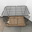 Foldable Metal Pet Playpen – Large Indoor Dog & Puppy Cage with Door