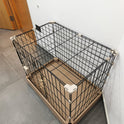 Foldable Metal Pet Playpen – Large Indoor Dog & Puppy Cage with Door