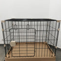 Foldable Metal Pet Playpen – Large Indoor Dog & Puppy Cage with Door