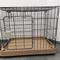 Foldable Metal Pet Playpen – Large Indoor Dog & Puppy Cage with Door