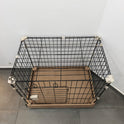 Foldable Metal Pet Playpen – Large Indoor Dog & Puppy Cage with Door