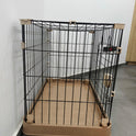 Foldable Metal Pet Playpen – Large Indoor Dog & Puppy Cage with Door