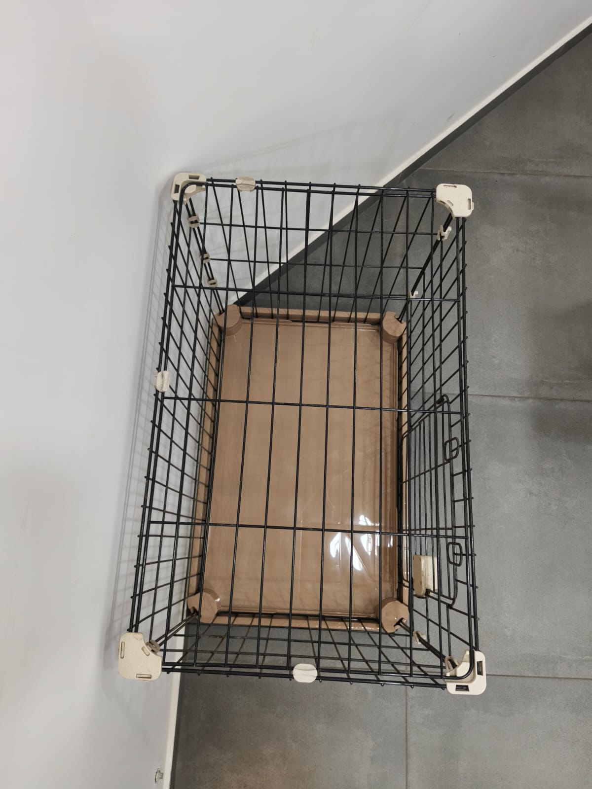 Foldable Metal Pet Playpen – Large Indoor Dog & Puppy Cage with Door