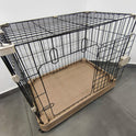 Foldable Metal Pet Playpen – Large Indoor Dog & Puppy Cage with Door
