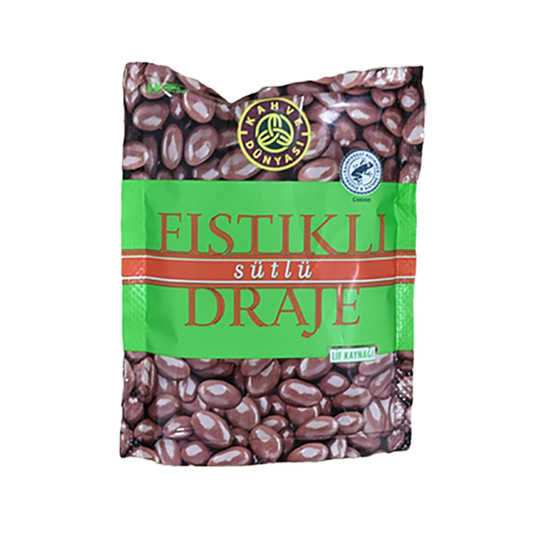Kahva Dunyasi Fistikli Sutlu Draje 60grs*12pcs