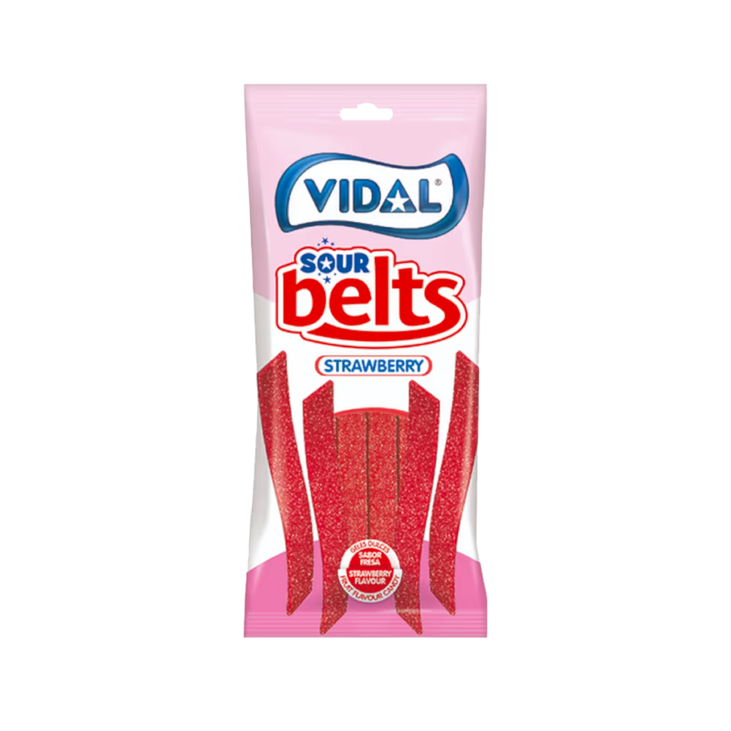 VIDAL Sour Strawberry Belts