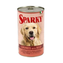 SPARKY Dog wet food Chunks for all breeds adult dogs