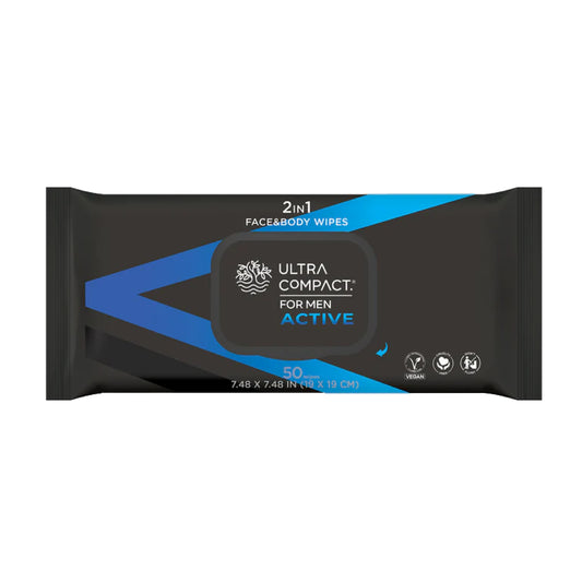 ULTRA COMPACT Active For Men 2in1 Wipes